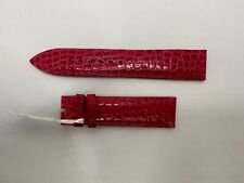 NEW Original Gerald Genta Leather Band Strap PINK 20MM x 18MM