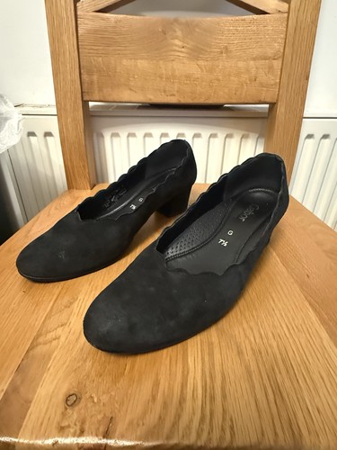 Gabor gigi wide black - wide, suede