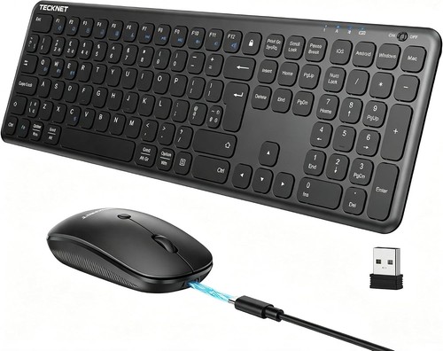Wireless keyboard and - wireless, mouse