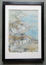 A Seaside Town, Polperro? West Country. Michael Cadman ARCA Original Watercolour