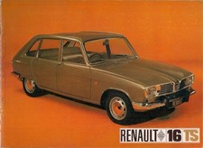 Renault 16 TS 1969-1970 UK