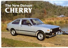 Datsun Cherry Mid 1982 UK Market Brochure 1.0 1.3 3-dr 5-dr Coupe Estate Nissan