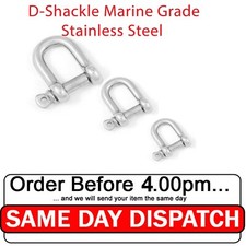 D-Shackle A4 Marine Grade