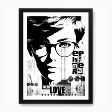 I Need Love Art Print Framed