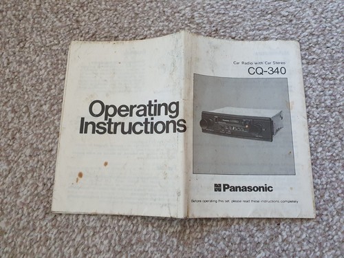 Vintage panasonic car radio - car,
