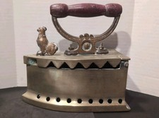 Antique Charcoal Sad Iron w/
