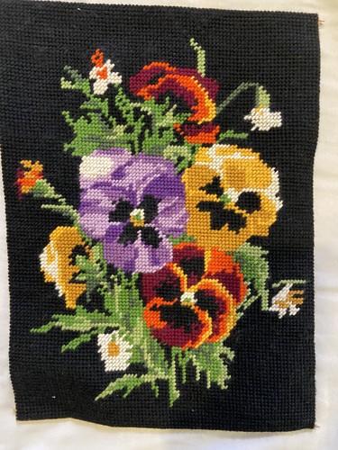Vintage completed tapestry - vintage,