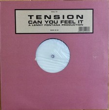 Tension – Can You Feel It 12” Vinyl Old Skool Garage House 1997 VERY GOOD