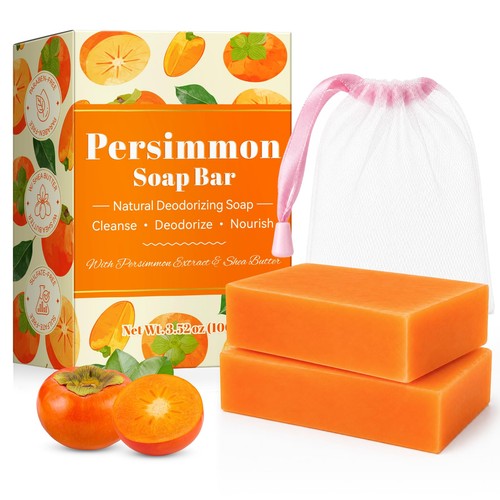 2pcs persimmon soap for odour - persimmon,