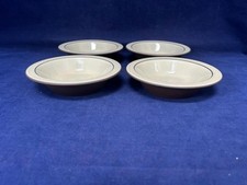 HORNSEA POTTERY VINTAGE LANCASTER VITRAMIC CORNROSE CEREAL BOWLS X 4 - VGC