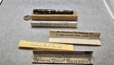 ANTIQUE-"CONWAY STEWART 388- 14K GOLD NIB-FOUNTAIN PEN-BOXED/ORIGINAL PAPERS x4