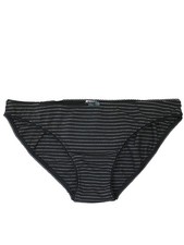 Grey metallic stripe bikini