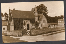 Postcard East Hendred nr Wantage Oxfordshire village church RP undivided back