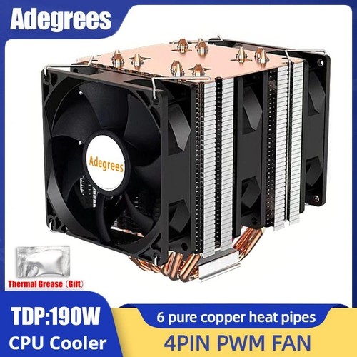 Heat pipe cpu cooler - 6, 4pin