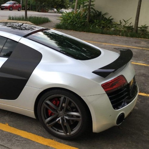 Carbon fibre spoiler for audi - fibre,
