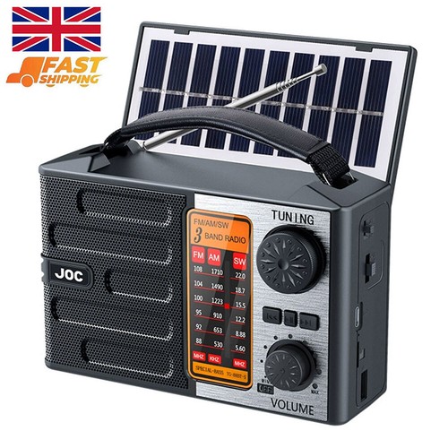 Solar powered fm radio - sw,