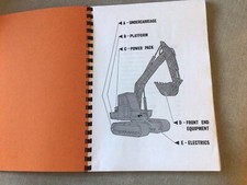 Hymac 580C Excavator Parts Book Including Hydraulic Settings