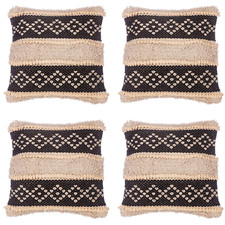 4Pc Knitted Filled Diamond