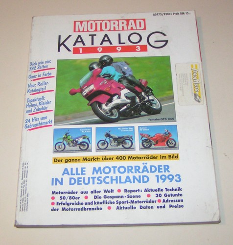 Motorcycle catalog 1993 - motorcycle,