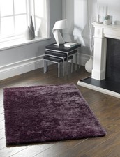 Origins Shimmer Silky Shine Glamour Contemporary Rug More Sizes&Colours Mauve
