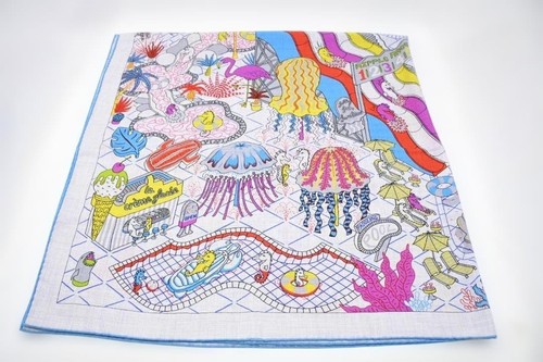 Hermes carre geant 140 splash - geant,