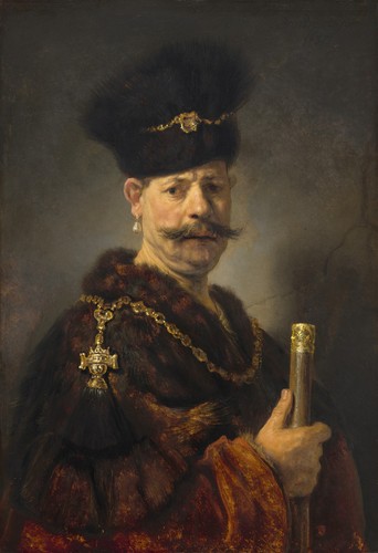 Rembrandt polish nobleman - rembrandt,