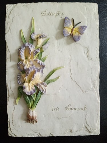 Wall plaque iris and - iris,
