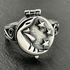 Vintage Sterling Silver Moon &