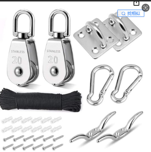 M20 pulley block system with - block,