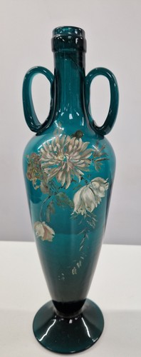 Glass bohemian amphora shaped - glass,