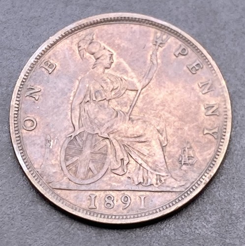 Victoria 1891 penny - victoria,