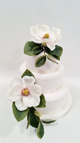 Wedding cake flowers - cake,