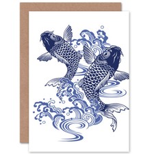 Japanese koi carp illustration - carp,