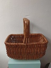 Wicker Basket with Handle in