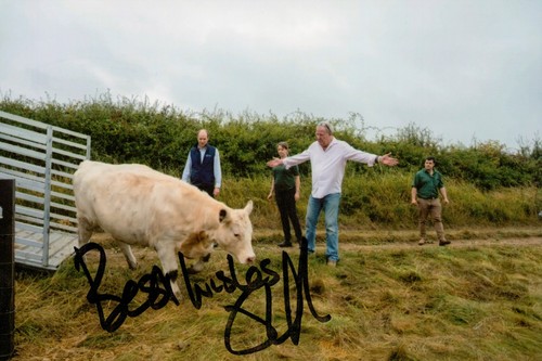 Jeremy clarkson hand signed - jeremy,
