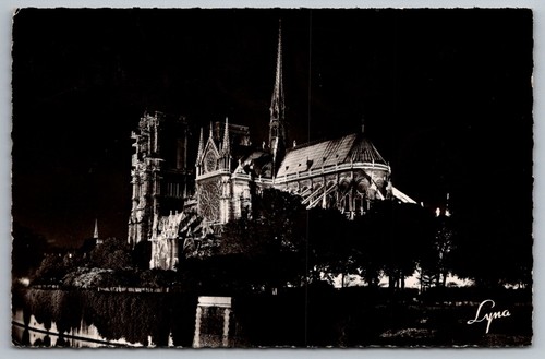 Notre dame cathedral night - notre-dame,