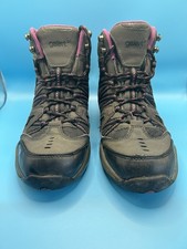Gelert Ladies Walking Boots Ottawa Mid Charcoal Pink Size 6 UK 39 EU