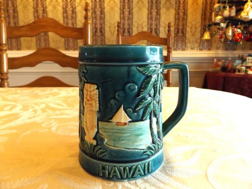 Vintage large souvenir - vintage, blue