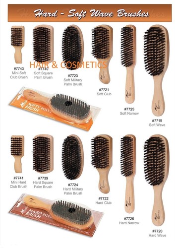 Hard soft single wood brush - or,