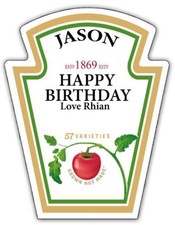 PERSONALISED HEINZ TOMATO