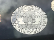 2009 Proof Henry VIII Five 5 Pound Coin Royal Mint