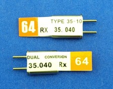35MHz Dual Conversion Rx Crystals for Futaba / Robbe / GWS - Various Frequencies