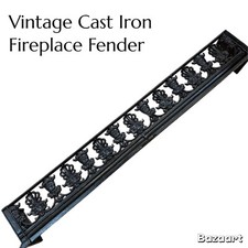 Vintage Cast Iron Fireplace