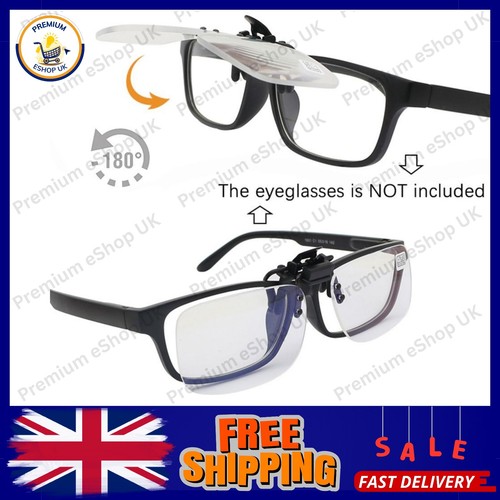 Clip flip magnifying - on, up
