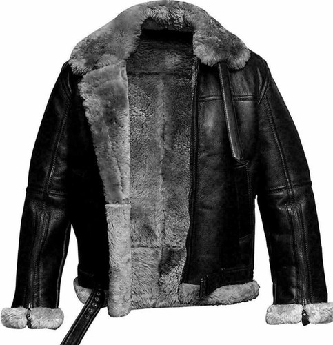 Mens raf shearling leather - mens,