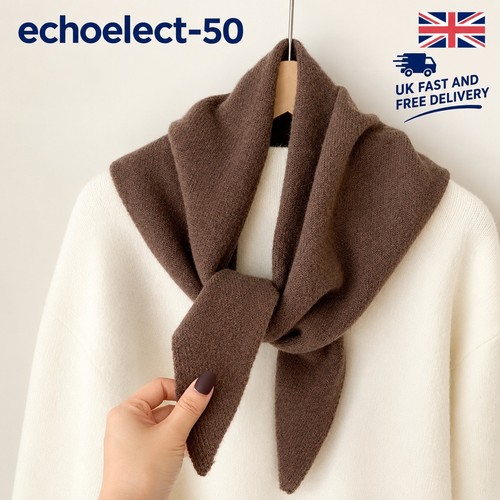 100 cashmere triangle scarf - cashmere,