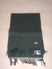 Lacoste Scarf 100% Wool Chemise dark green