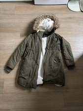 Jojo Maman Bebe Maternity Coat Parka Size 8 With Detachable Bump Extender