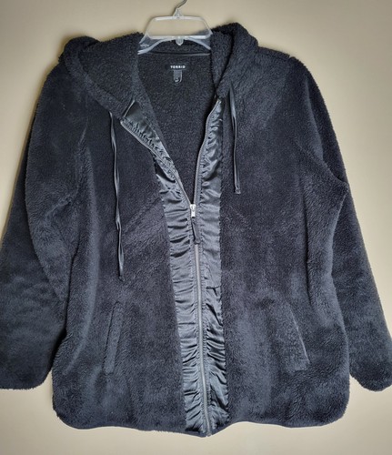 Torrid size black faux - torrid, (xl)