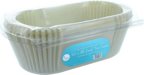 1lb loaf tin - liners,, pack